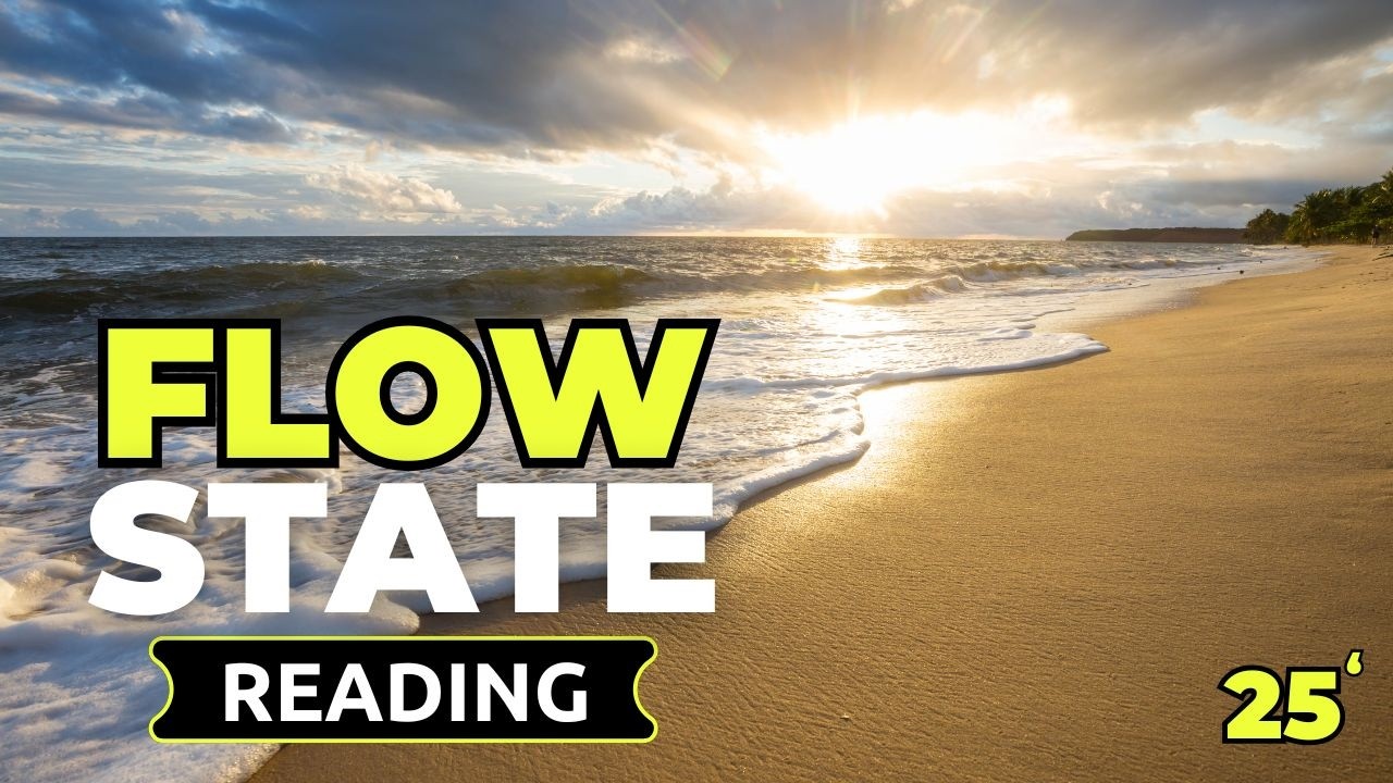 Flow State Reading: 25 Minute Deep Focus with Ocean Visuals