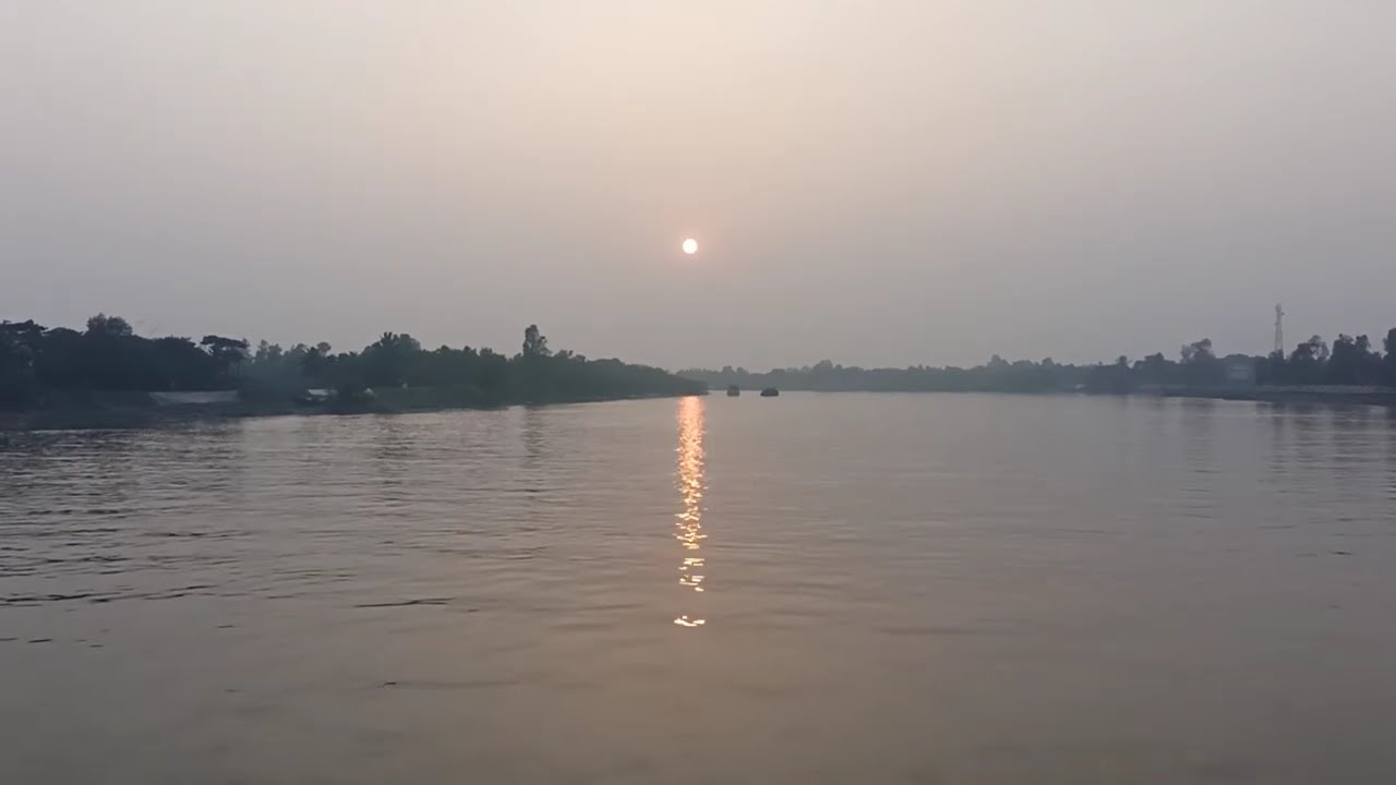 A Sunset in the Sundarbans - world's largest mangrove forest !!
