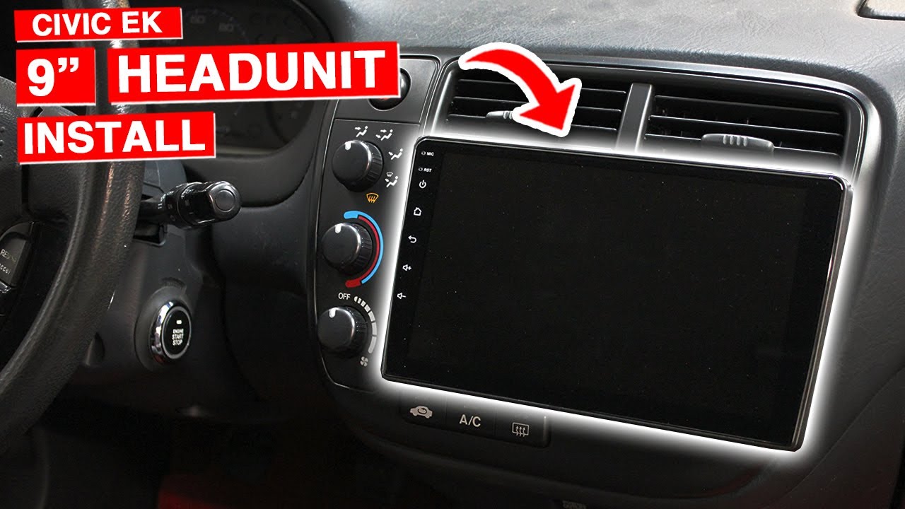 Установка лучшего головного устройства для Civic EK | Idoing (Android Auto/Carplay)