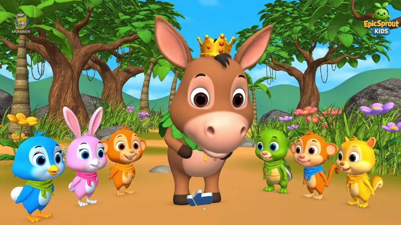 Japanese | ロバの王ラジャ | Donkey Raja | kids song