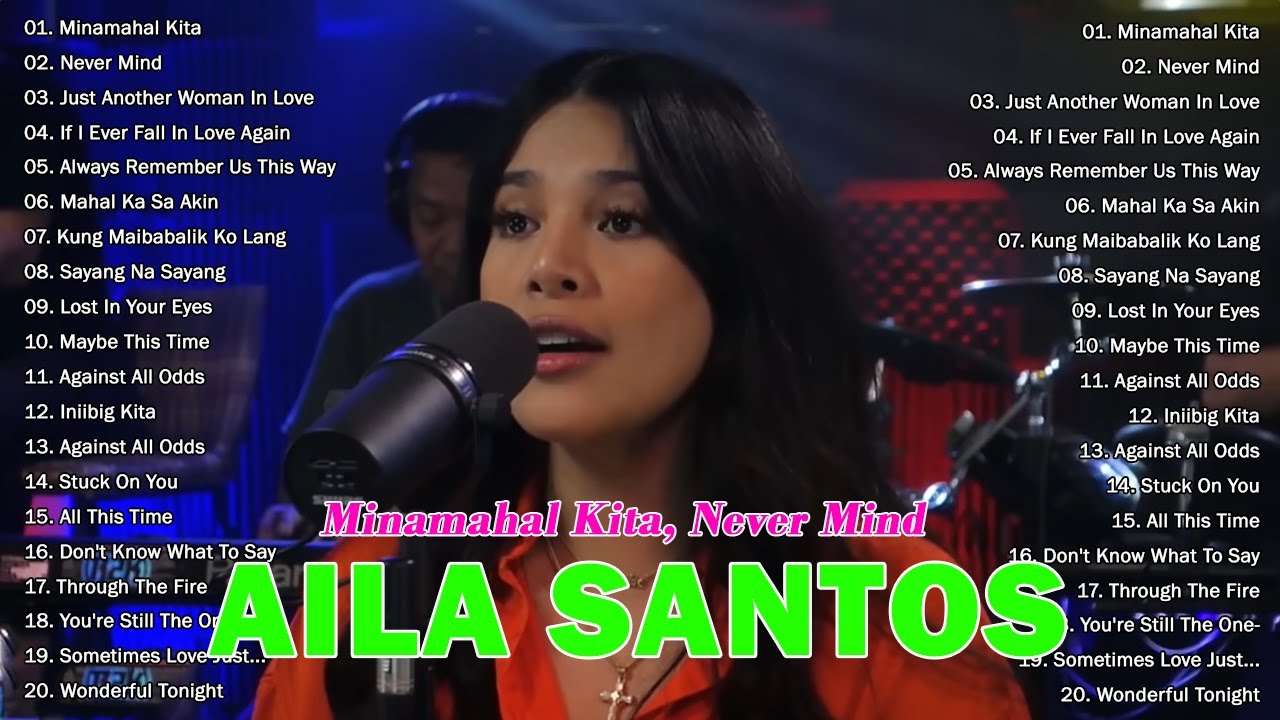 Aila Santos Tagalog Love Song | Aila Santos Cover Slow Rock Love Song | Minamahal Kita, Never Mind