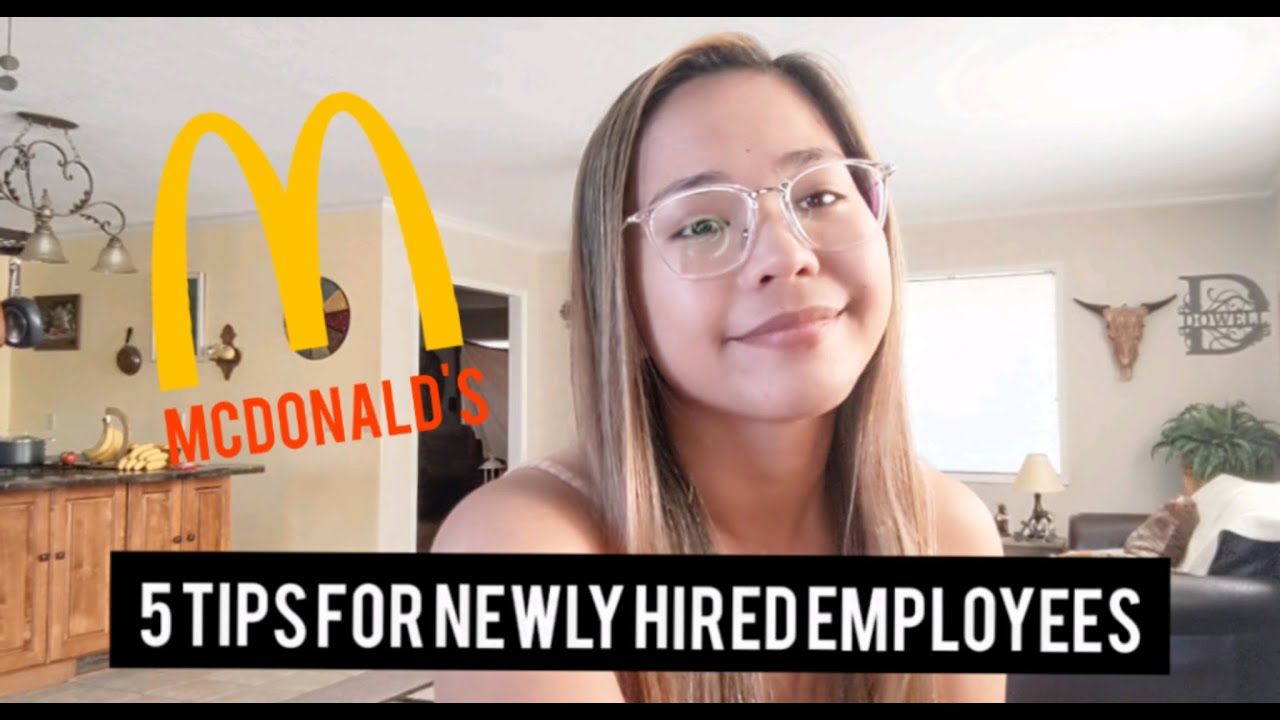 5 TIPS for Newly Hired McDonald's Teen Employees! + UPDATES (7 Months of Working!!)
