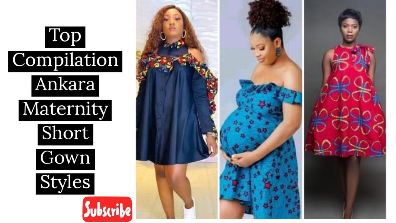 Top Compilation Of Ankara Maternity Short Gown Styles #fashionstyles #treading #maternity #viral