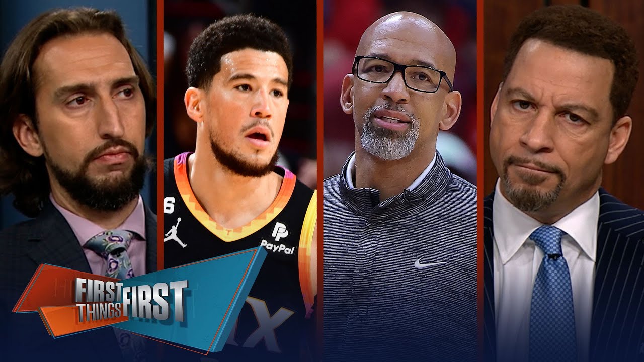 Devin Booker tweets ‘36 unbothered’ after Suns fire Monty Williams | NBA | FIRST THINGS FIRST