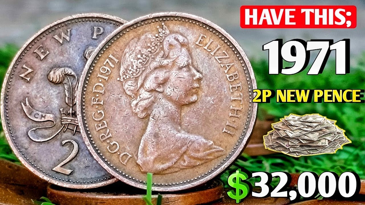 1971 Error Queen Elizabeth 2p New Pence Coin Value | How Much is a 1971 2 New Pence Worth?