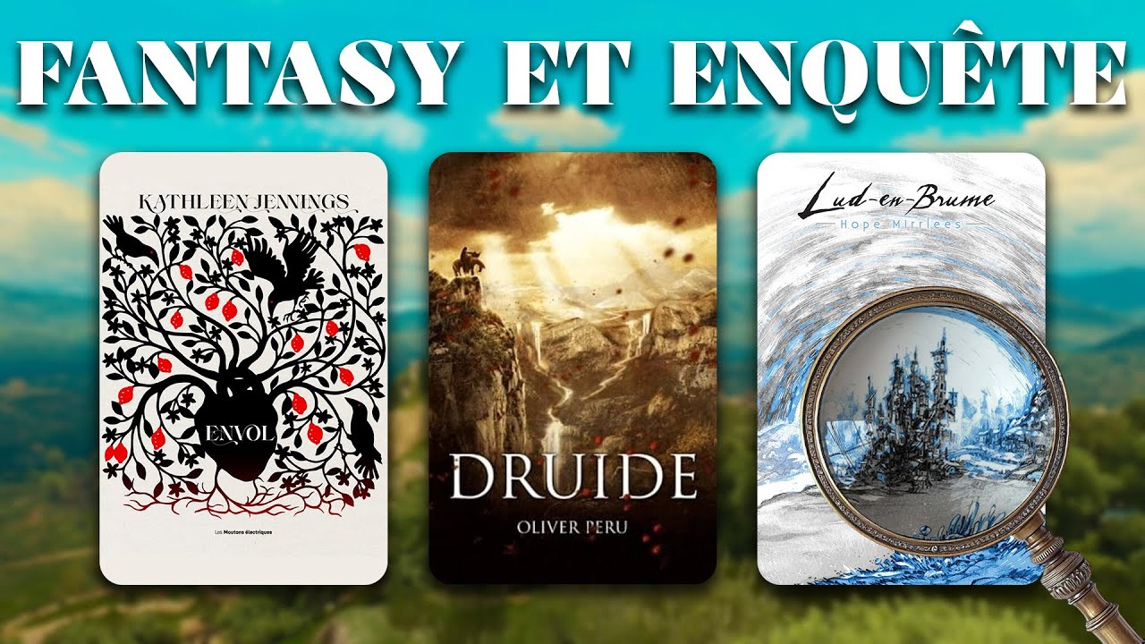 3 LIVRES de FANTASY et d'ENQUÊTE 🧙‍♂️🔍