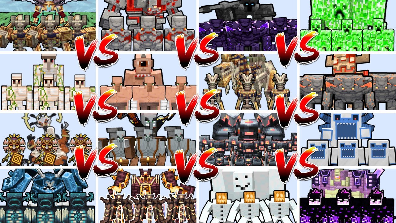 UNITED MUTANTS AND BOSSES TOURNAMENT | Minecraft Mob Battle