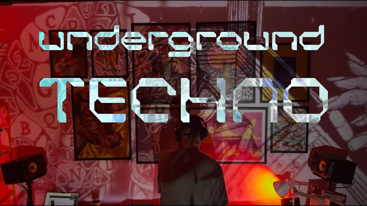 UNDERGROUND TECHNO | Andrea DJ SET  | Trippy Visual