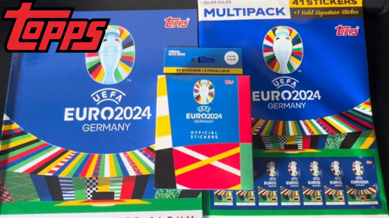 Topps UEFA Euro 2024 Stickers - First Look