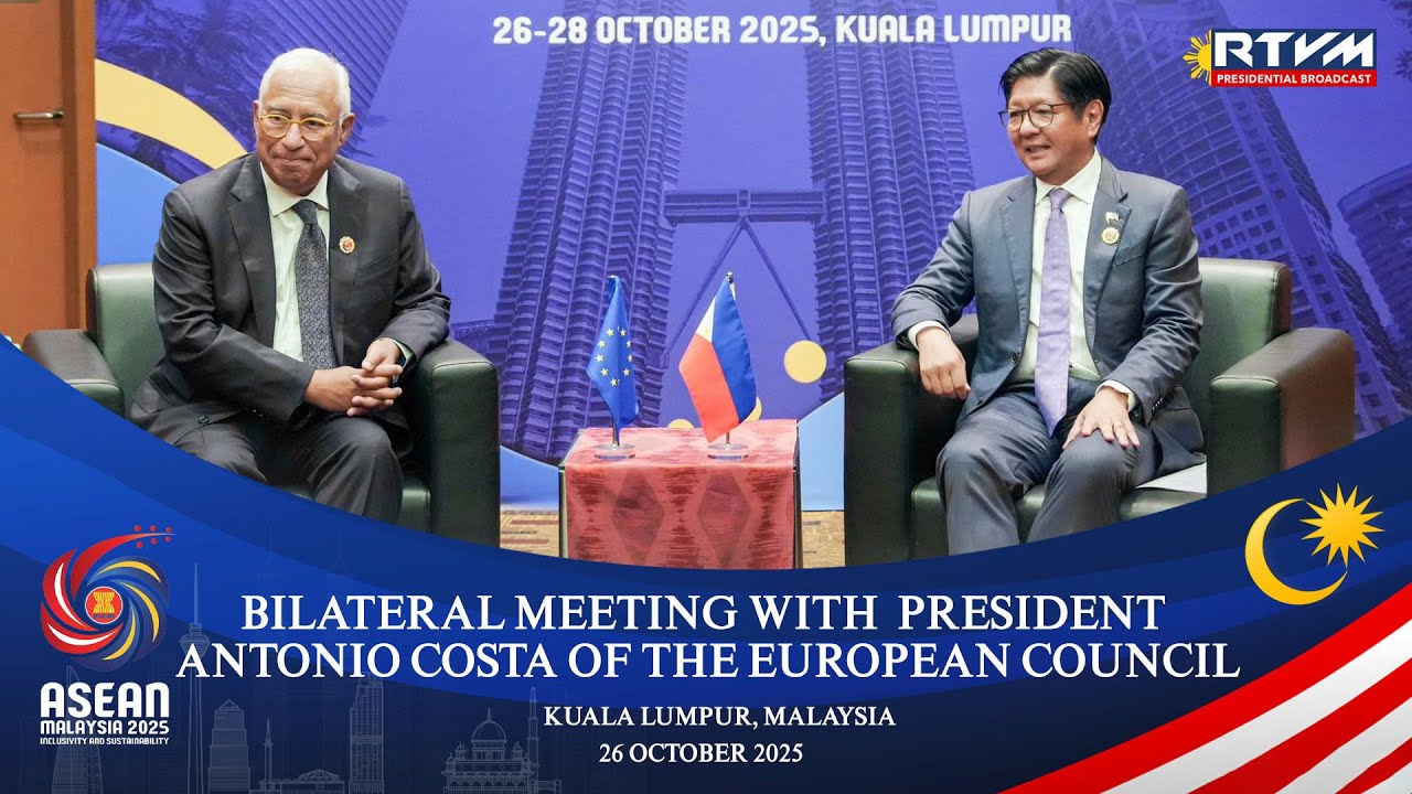Bilateral Meeting with President Antonio Costa of the European Council 10/26/2025