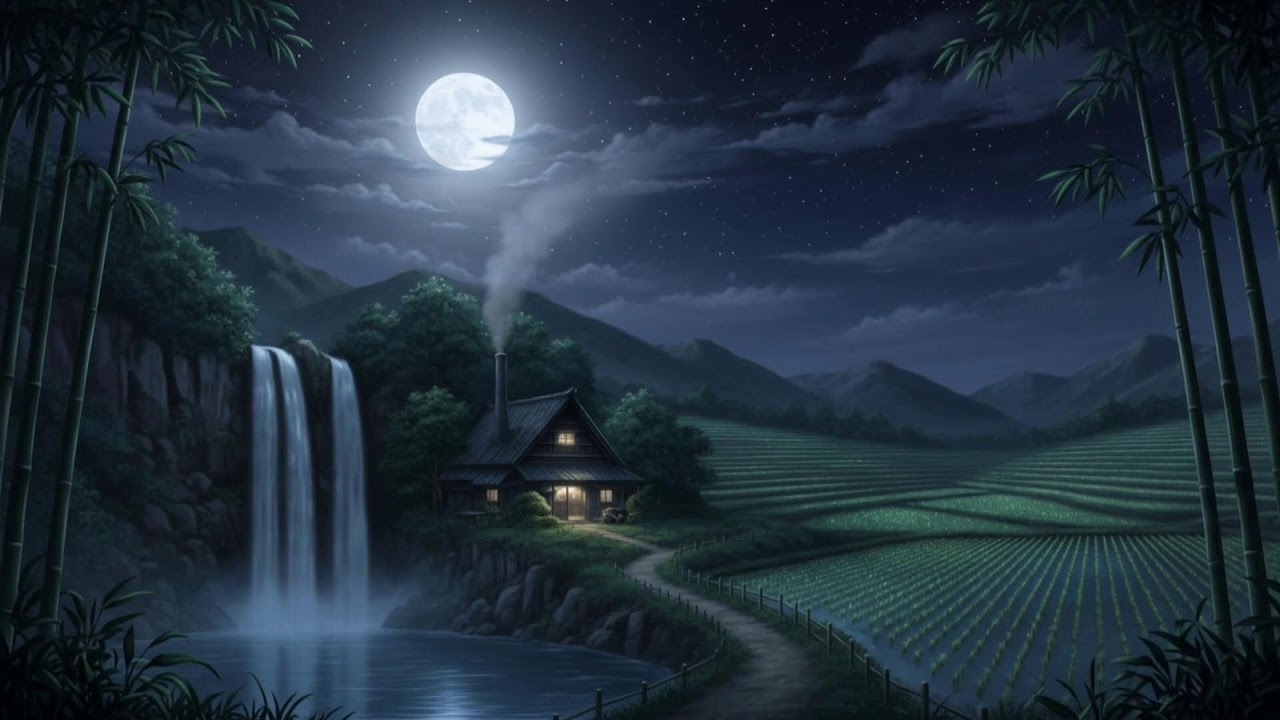 Peaceful Night 🌑Healing of Stress,Anxiety and Depressive States,Stop Overthinking,sleep Night 10