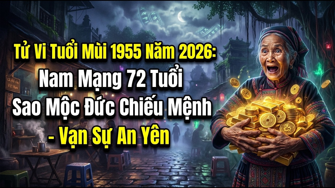 Tử Vi Tuổi Mùi 1955 Năm 2026: Nam Mạng 72 Tuổi Sao Mộc Đức Chiếu Mệnh - Vạn Sự An Yên