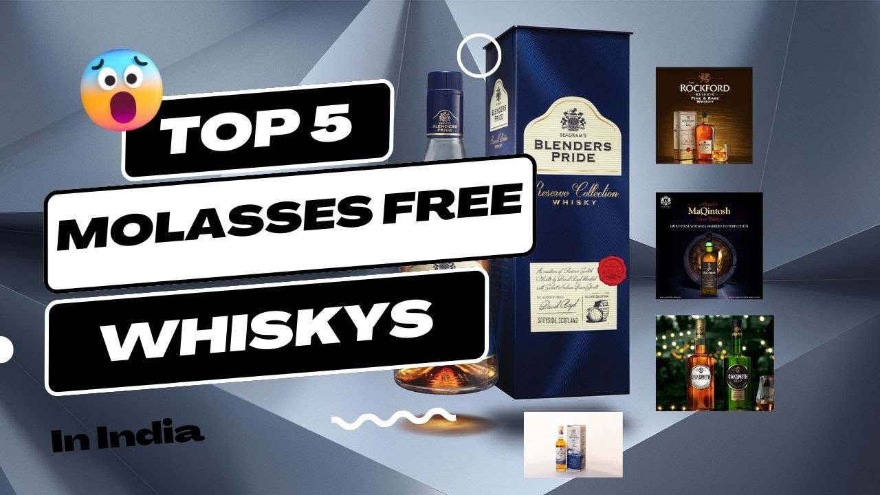 Top Five True Molasses Free whisky Below 1000 Rs| Top Whisky 🥃 🥃