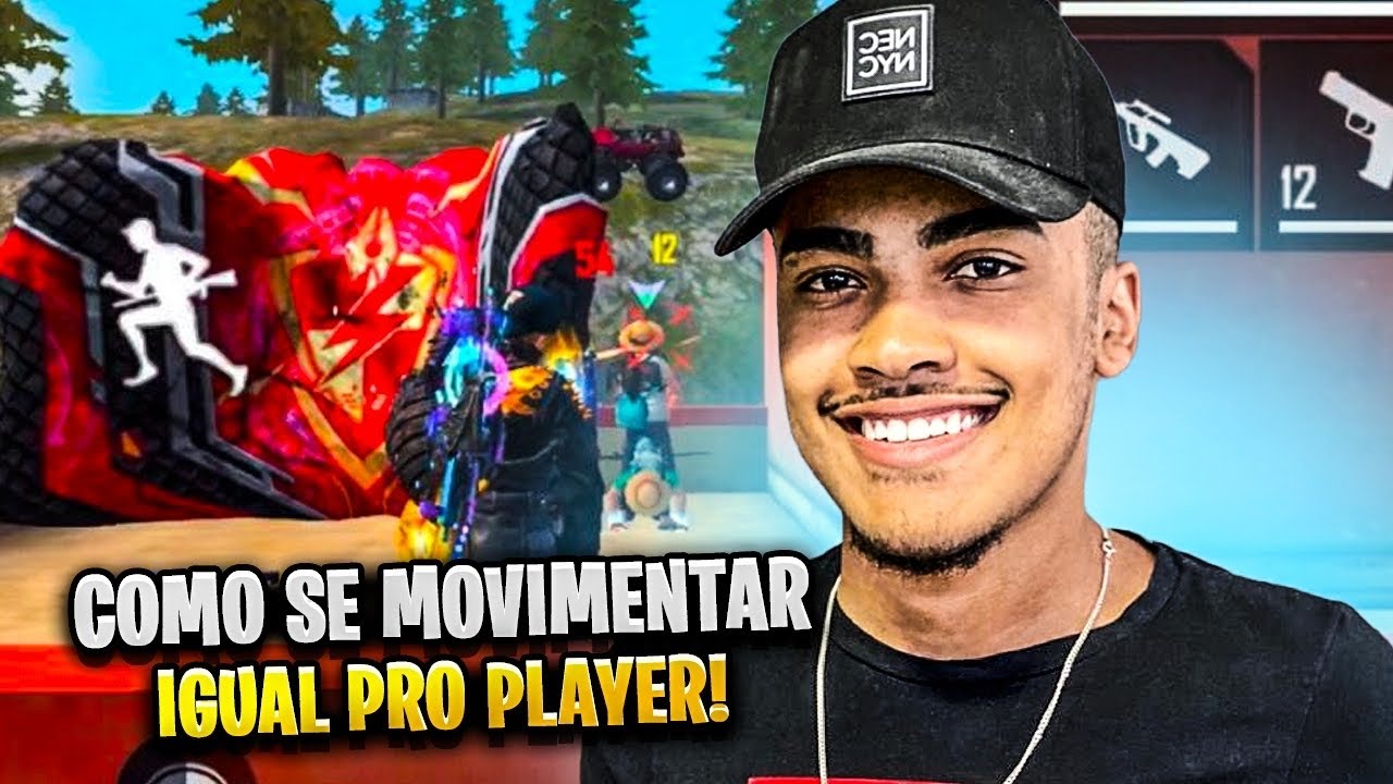 REVELADO! APRENDA A SE MOVIMENTAR IGUAL UM PRO PLAYER - FREE FIRE