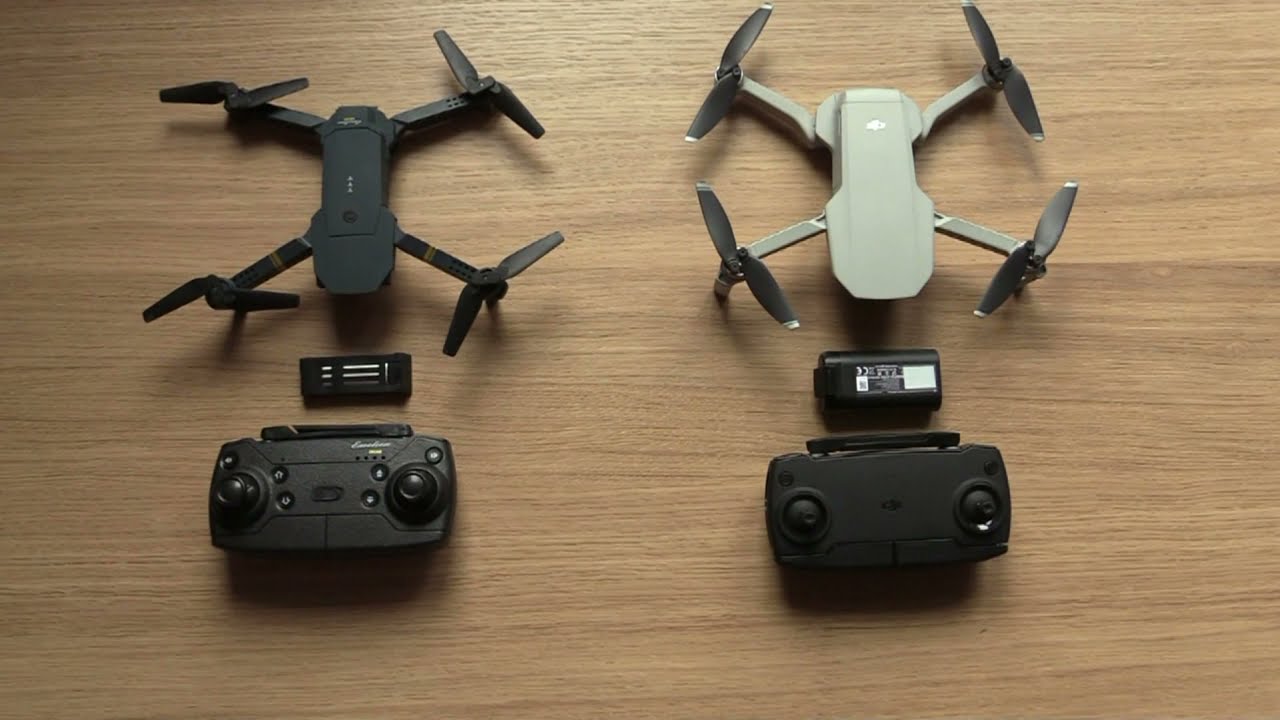 Srovn&aacute;n&iacute; z&aacute;běrů z dronů EACHINE E58 (1.500 Kč) a DJI MAVIC MINI (10.000 Kč)
