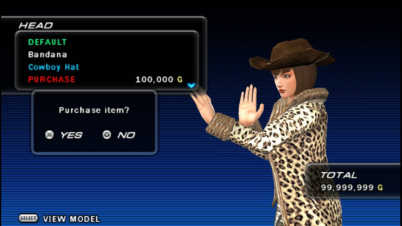 Tekken 6 Anna Williams Customization(PSP version)