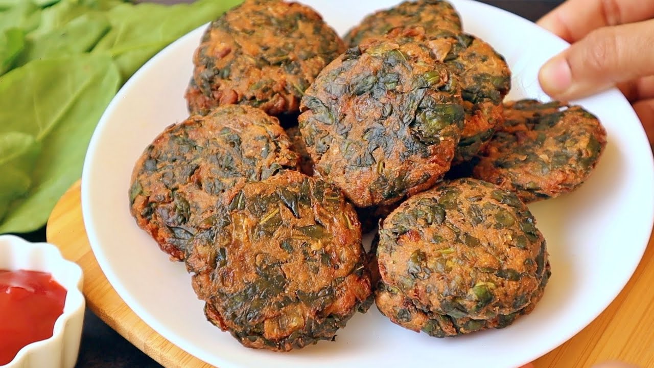 Palakura Vadalu 😋 కరకరలాడే పాలకూర వడలు😋👌Crispy Palak vada | Easy Evening Snack Recipe In Telugu