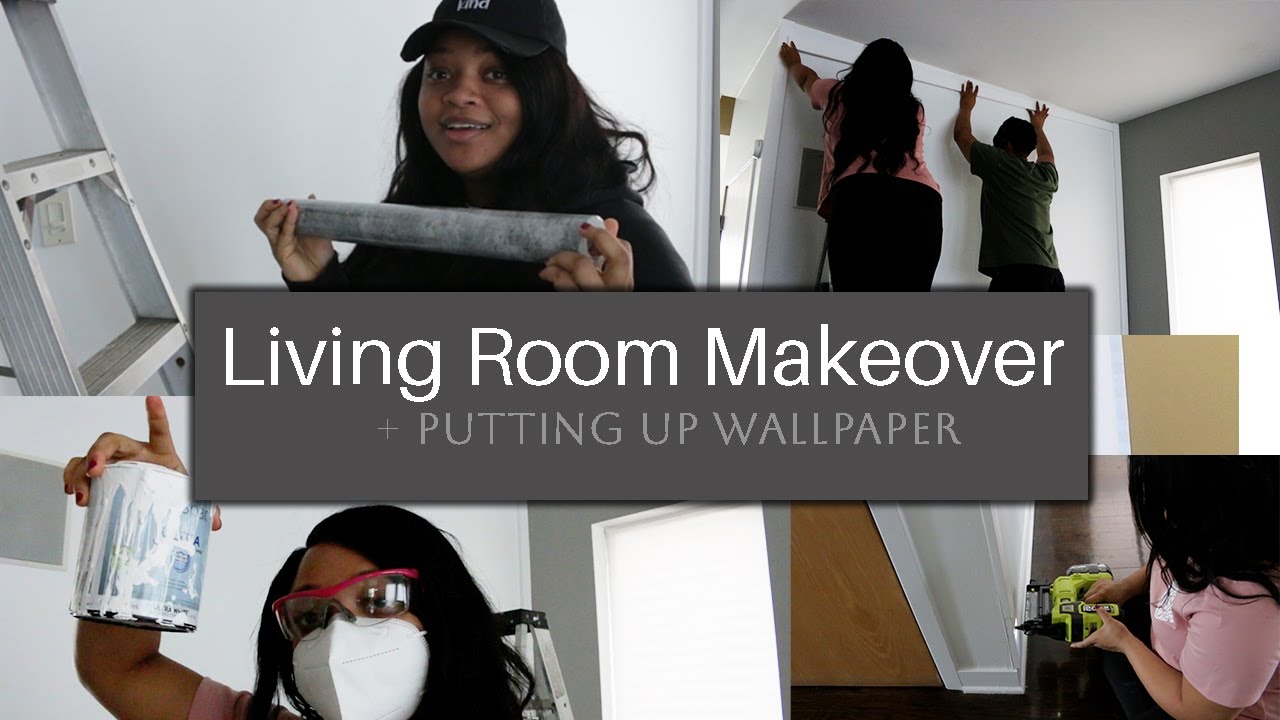 I Bought Wallpaper From TEMU... Here's What Happened! | Living Room Makeover