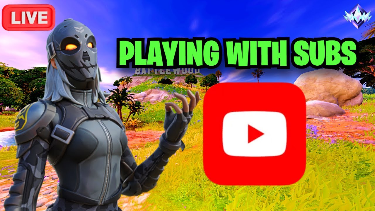 Playing Fortnite LIVE With Subs Use Code StrideTV #ad
