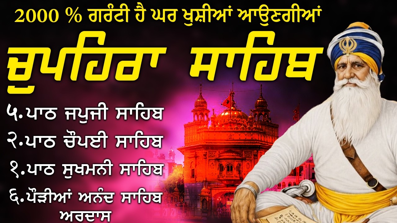 16\02\2026 ਚੌਪਹਿਰਾ ਸਾਹਿਬ - Chupehra Sahib Path Full | Chupehra Sahib | Chopehra Sahib | #punjabi