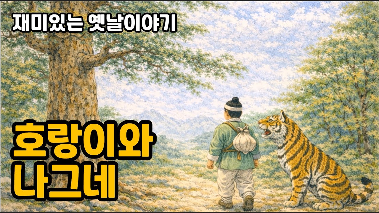 재미있는 옛날이야기 - 호랑이와 나그네(소나무, 황소, 토끼의 꾀)