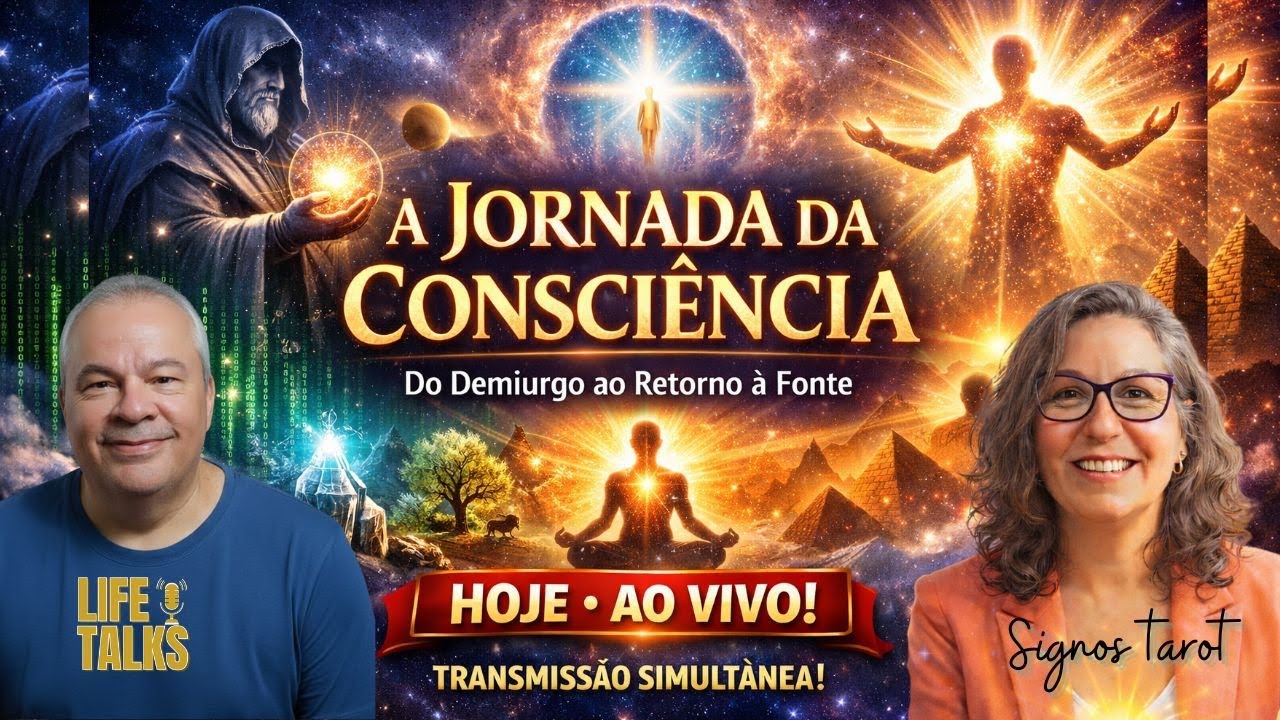 LIVE - A JORNADA DA CONSCIÊNCIA - DO DEMIURGO AO RETORNO À FONTE
