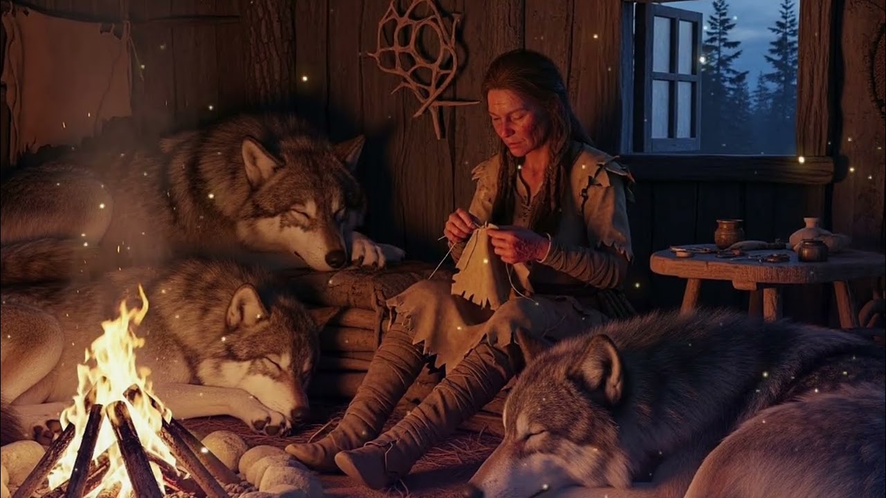 Puii pierduți i au găsit coliba din pădure — ani mai târziu avea lupi care o numeau mamă