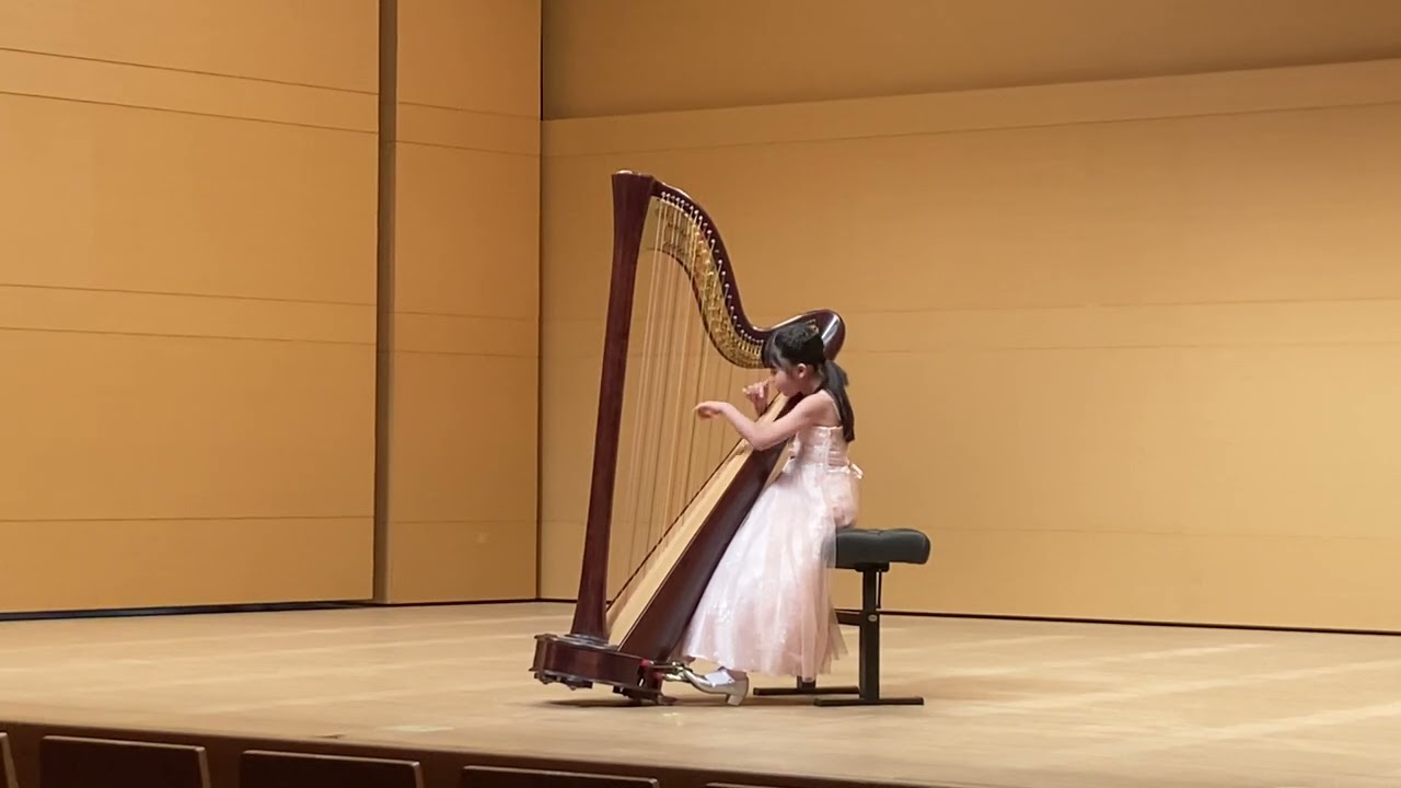 G.F.HAENDEL - PASSACAILLE , Performs Rio Goto(10) / ハープ 後藤里緒 ヘンデル：パッサカリア