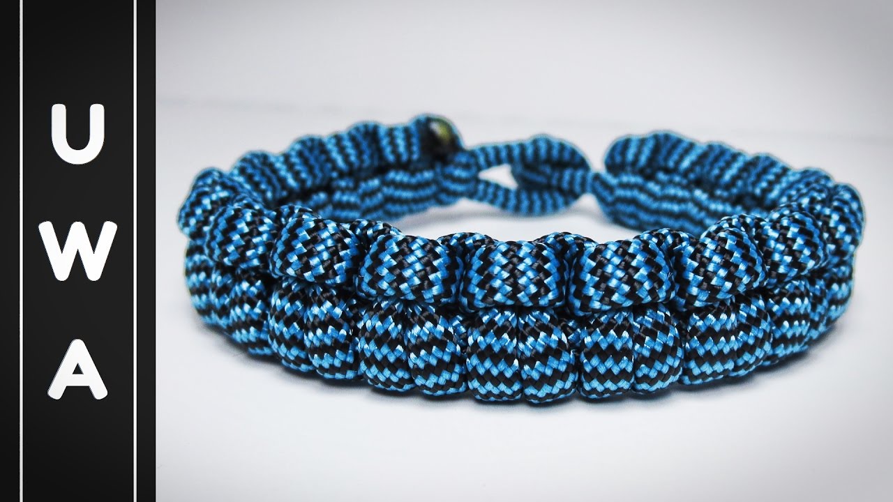 How to make The Icicle Paracord Survival Bracelet [WITHOUT BUCKLE/NO BUCKLE NEEDED] [UWA ORIGINAL]