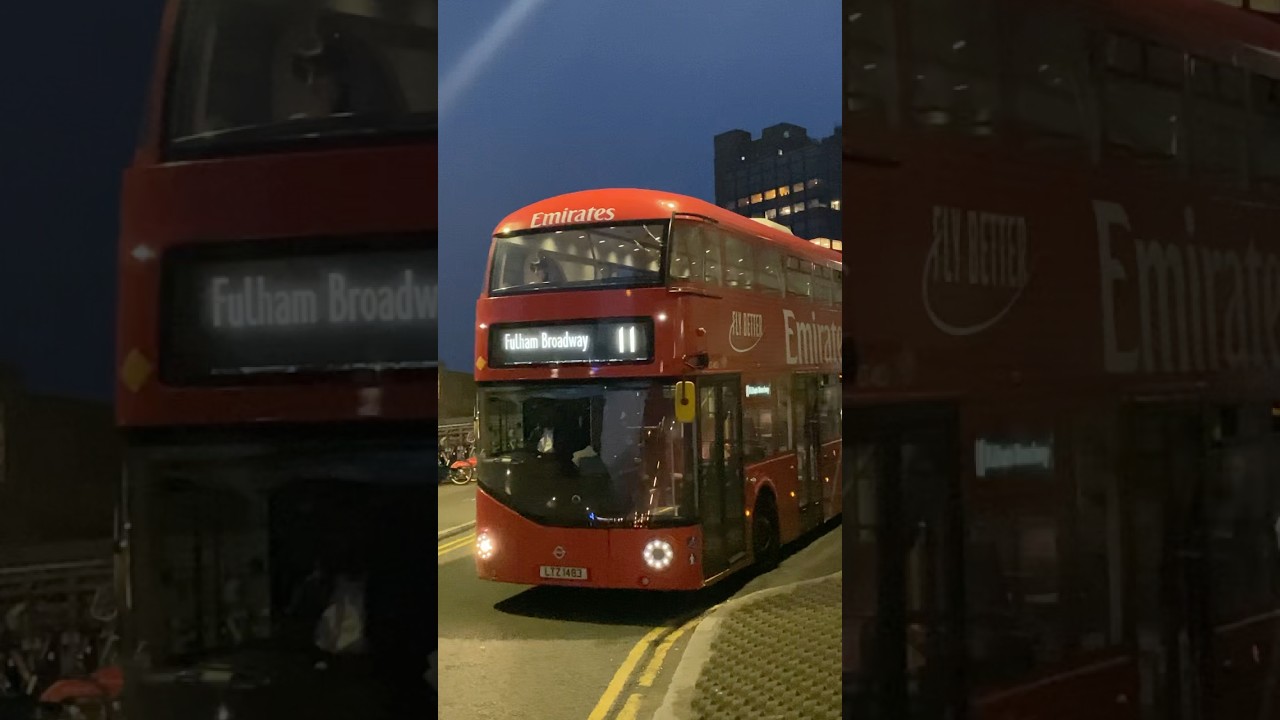 Emirates NB4L Routemaster leaving Waterloo 23/8/25