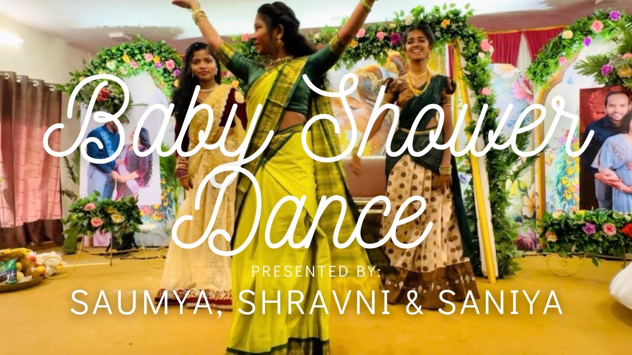 BABY SHOWER DANCE PERFORMANCE BY SAUMYA, SHRAVNI & SANIYA | MIX SONG | #dohalejevan | #babyshower |