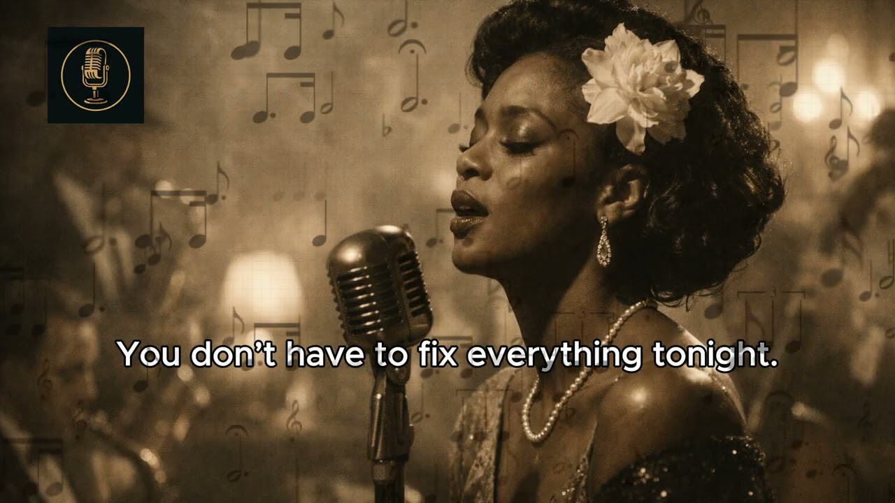 You don’t have to fix everything tonight…. a song that tells the truth softly.