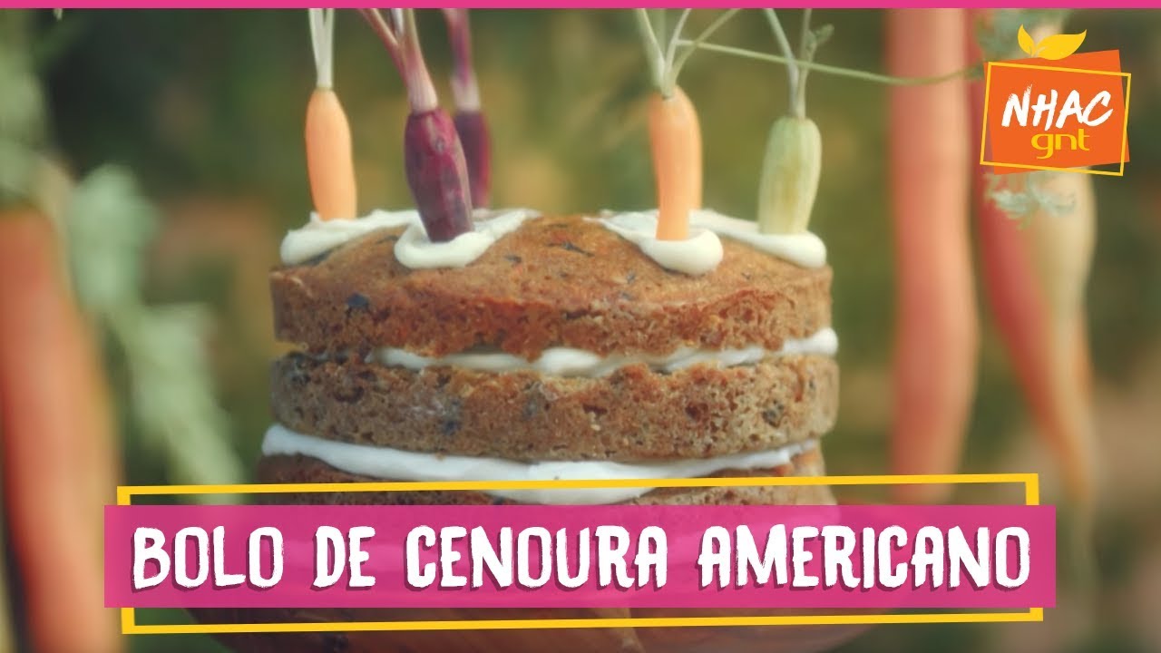 Bolo de cenoura com buttercream | Raíza Costa | Doce Califórnia