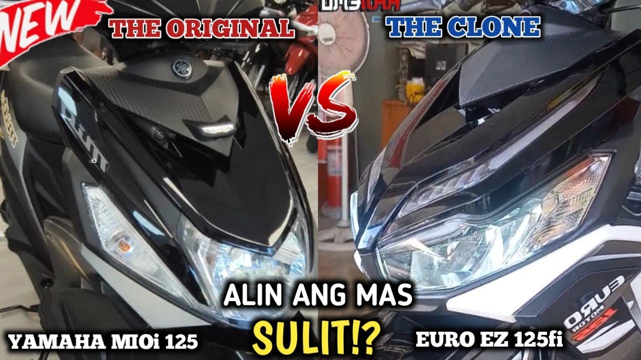 Yamaha MIOI 125 vs EURO EZ 125i ALIN ANG MAS SULIT? #trending #trendingvideo #trend #viral