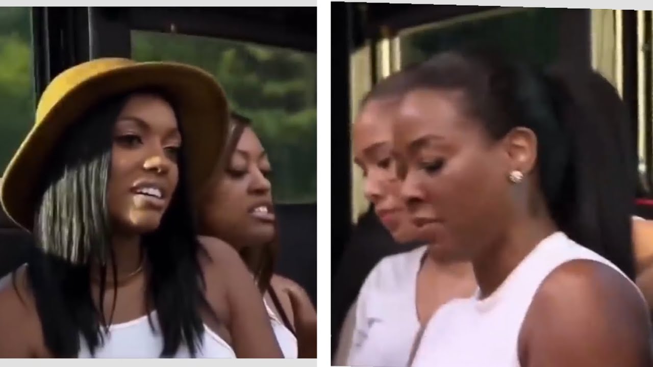 S9 RHOA Bus Ride to Woods Porsha vs Kenya