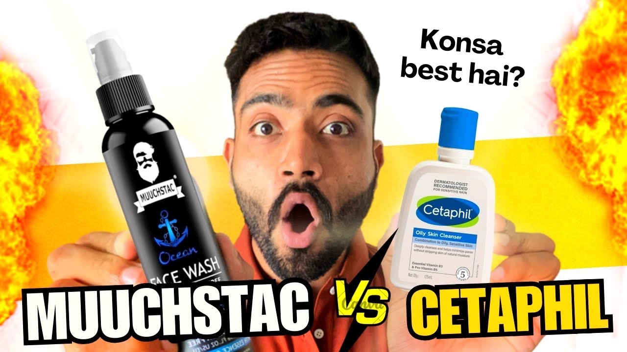 🔥 Face Wash WAR 🔥 Muuchstac Ocean Face Wash vs. Cetaphil Oily Skin Cleanser #muuchstac #facewash