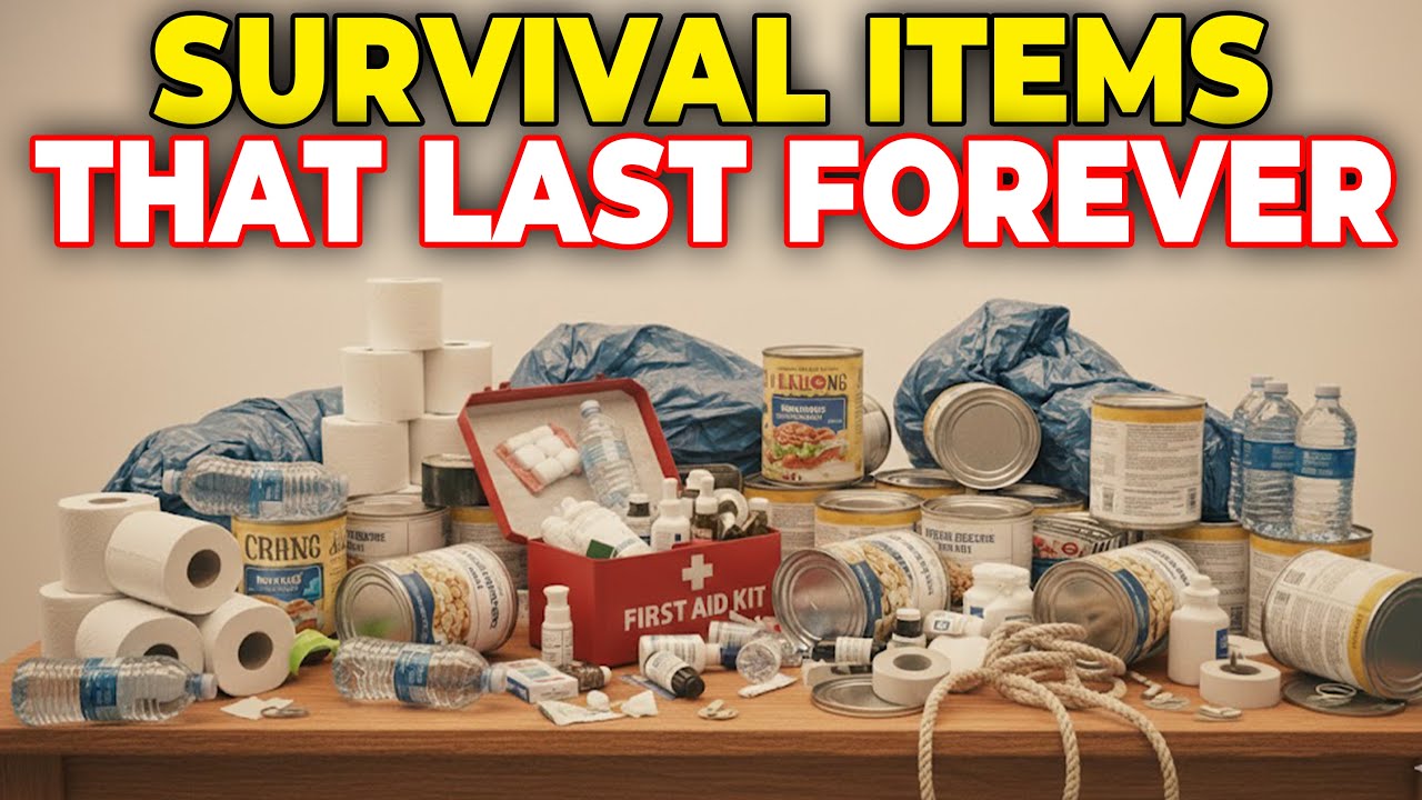 These 12 Survival Items to STOCKPILE That Will LAST FOREVER