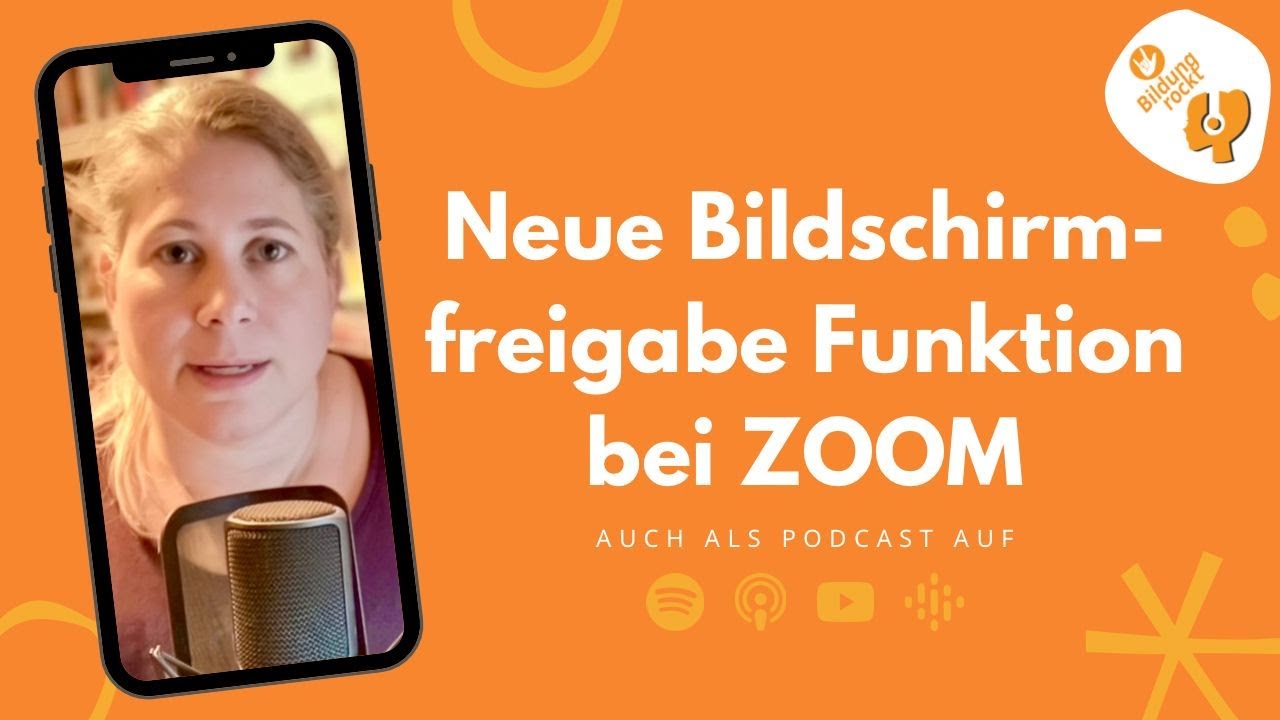 Neue Bildschirmfreigabe Funktion bei ZOOM