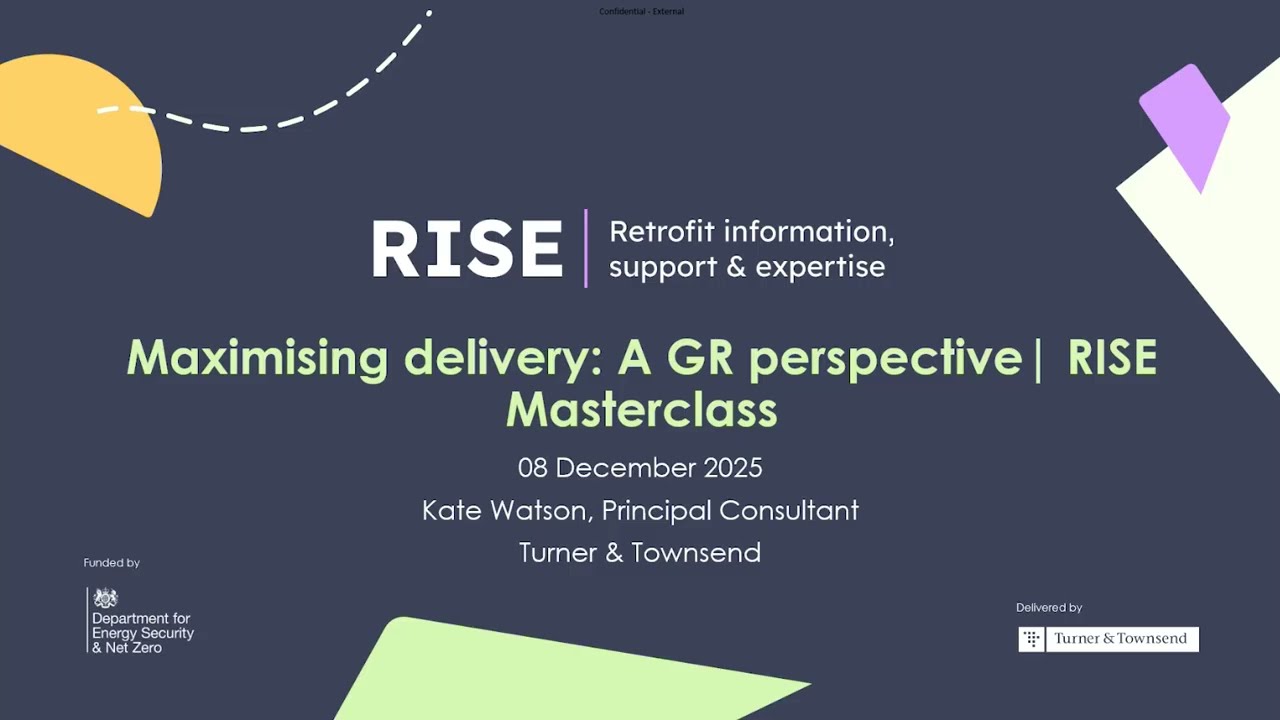 Maximising Delivery: A GR Perspective | RISE Masterclass