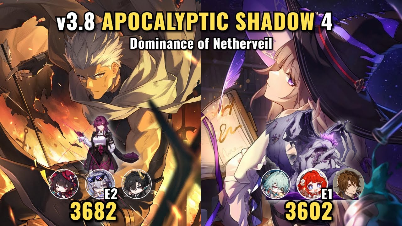 v3.8 NEW Apocalyptic Shadow No Remembrance vs Pollux | E0 Archer & E2 The Herta | Honkai Star Rail