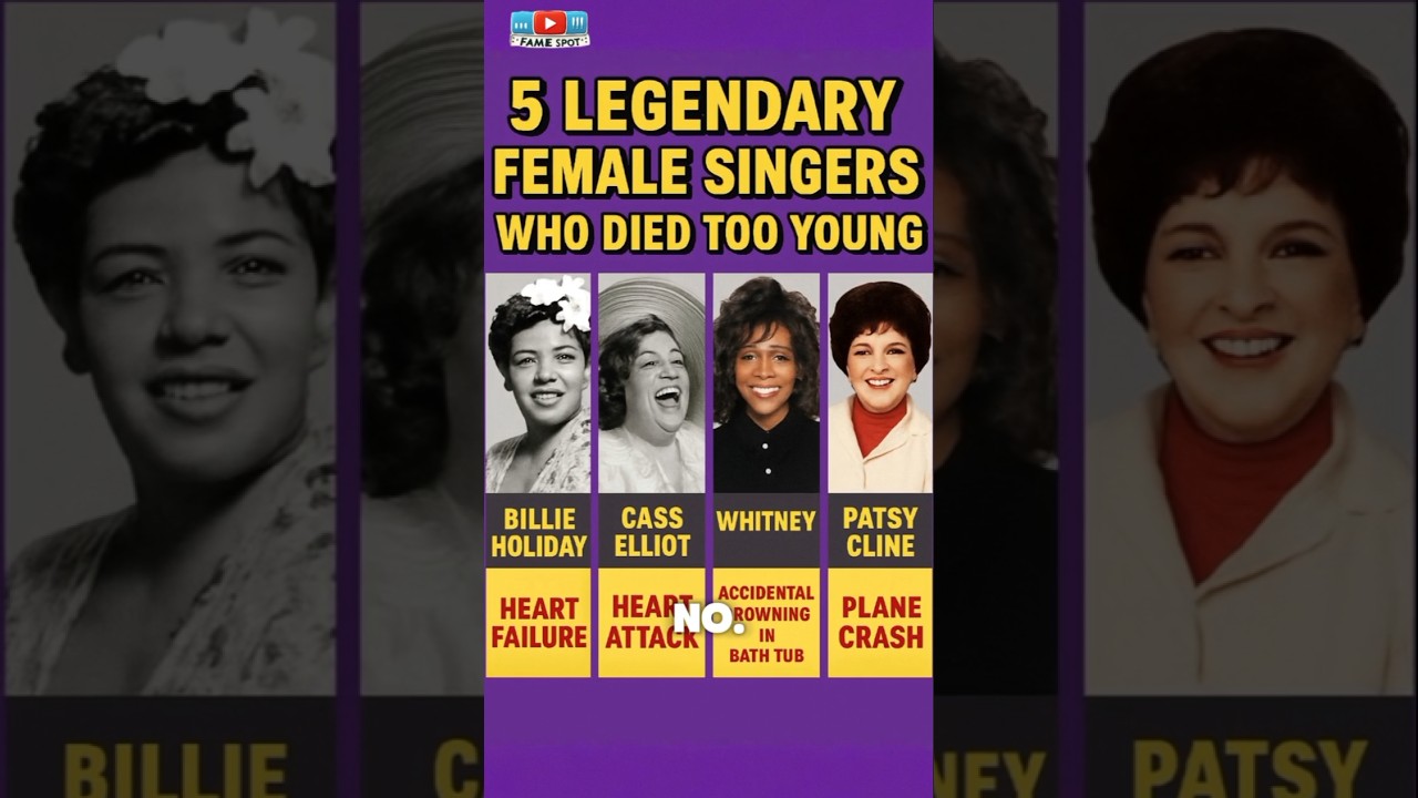 5 Female Singers Who Died Too Young #shorts