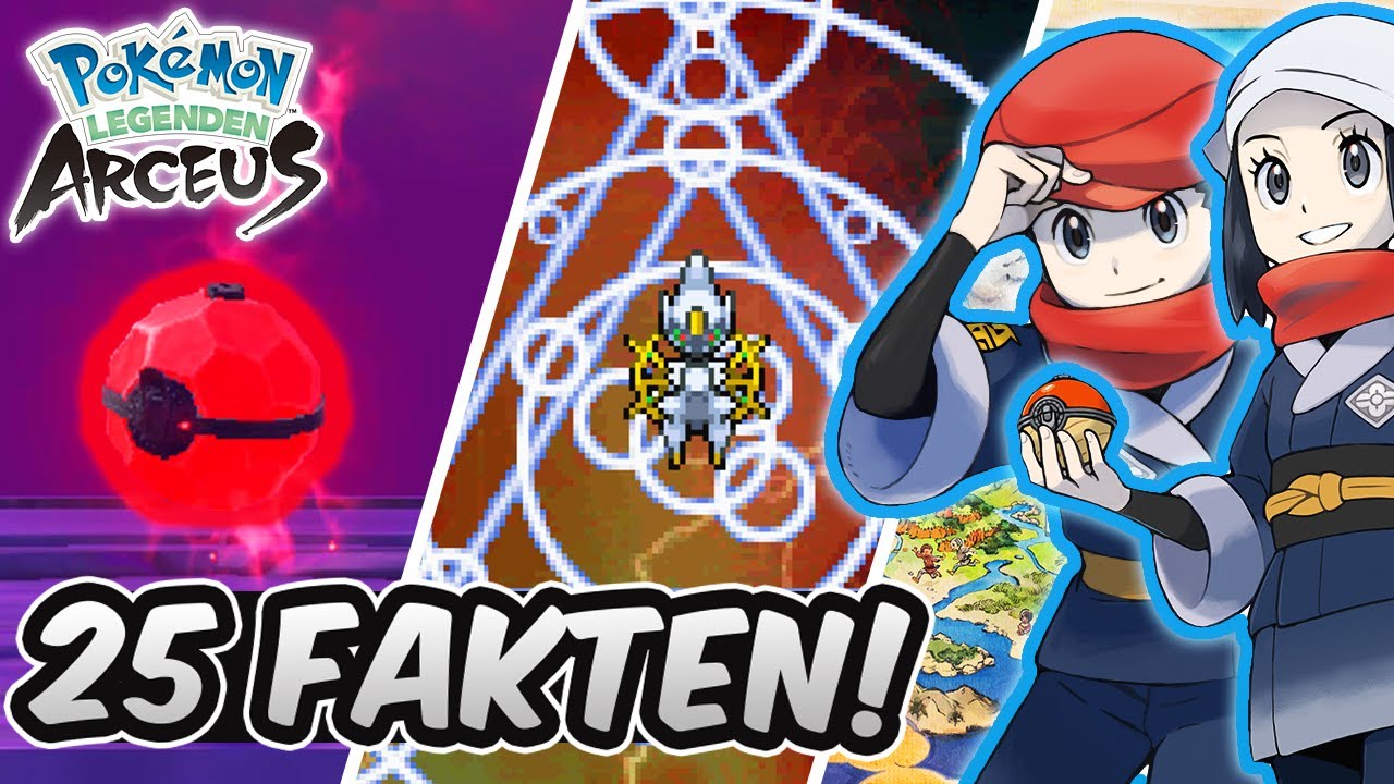 25 Fakten über Pokemon Legenden Arceus, welche du vielleicht nicht kennst!