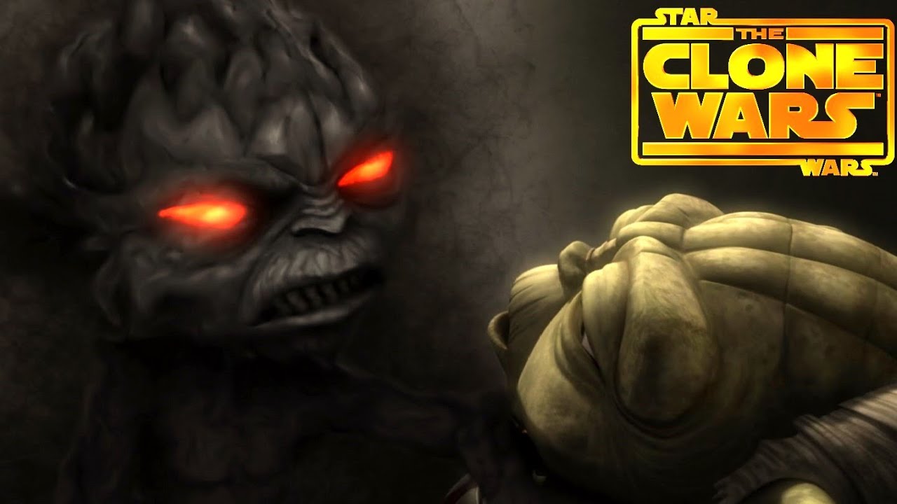 Yoda vs Dark Side Yoda [4K HDR] - Star Wars: The Clone Wars