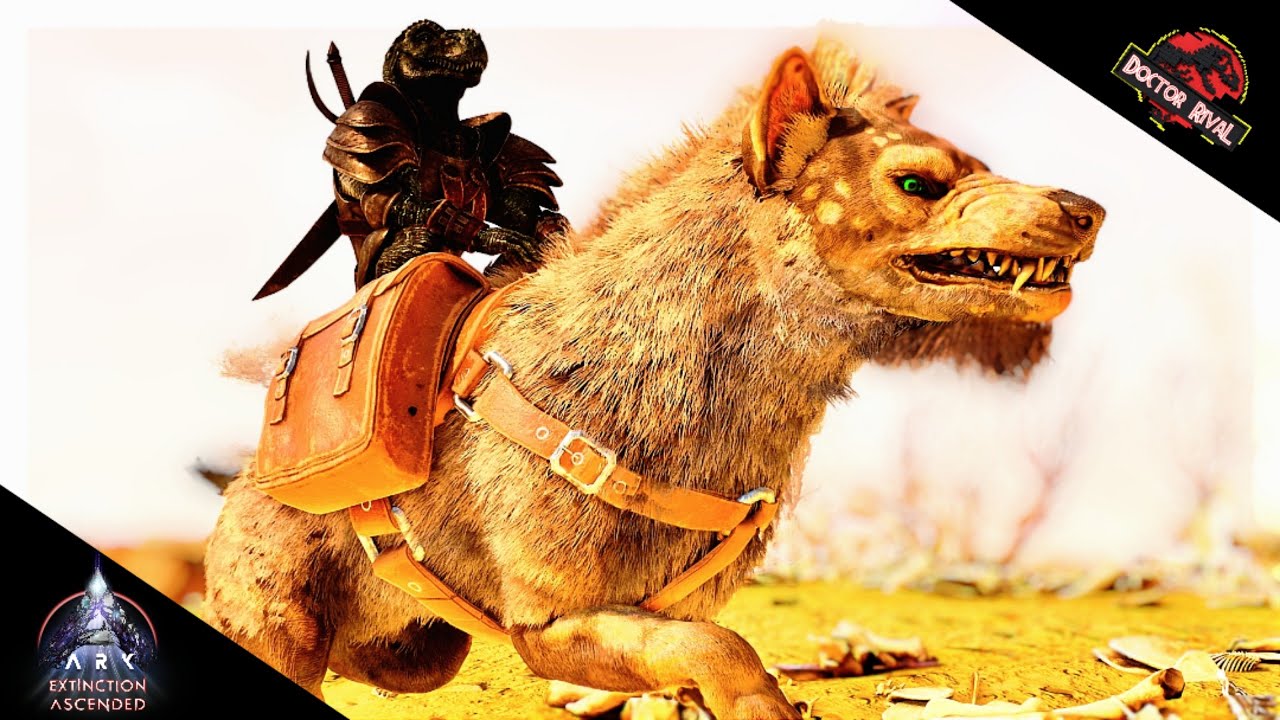 Rideable HYAENODON Gigas || Ark Extinction Ascended