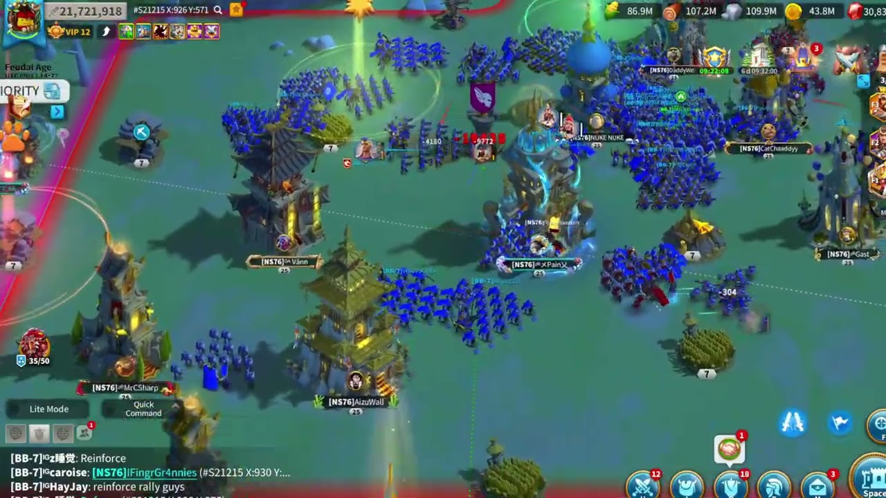 3777 zone 6 fight 1v5 part 5/6 | Rise of Kingdoms