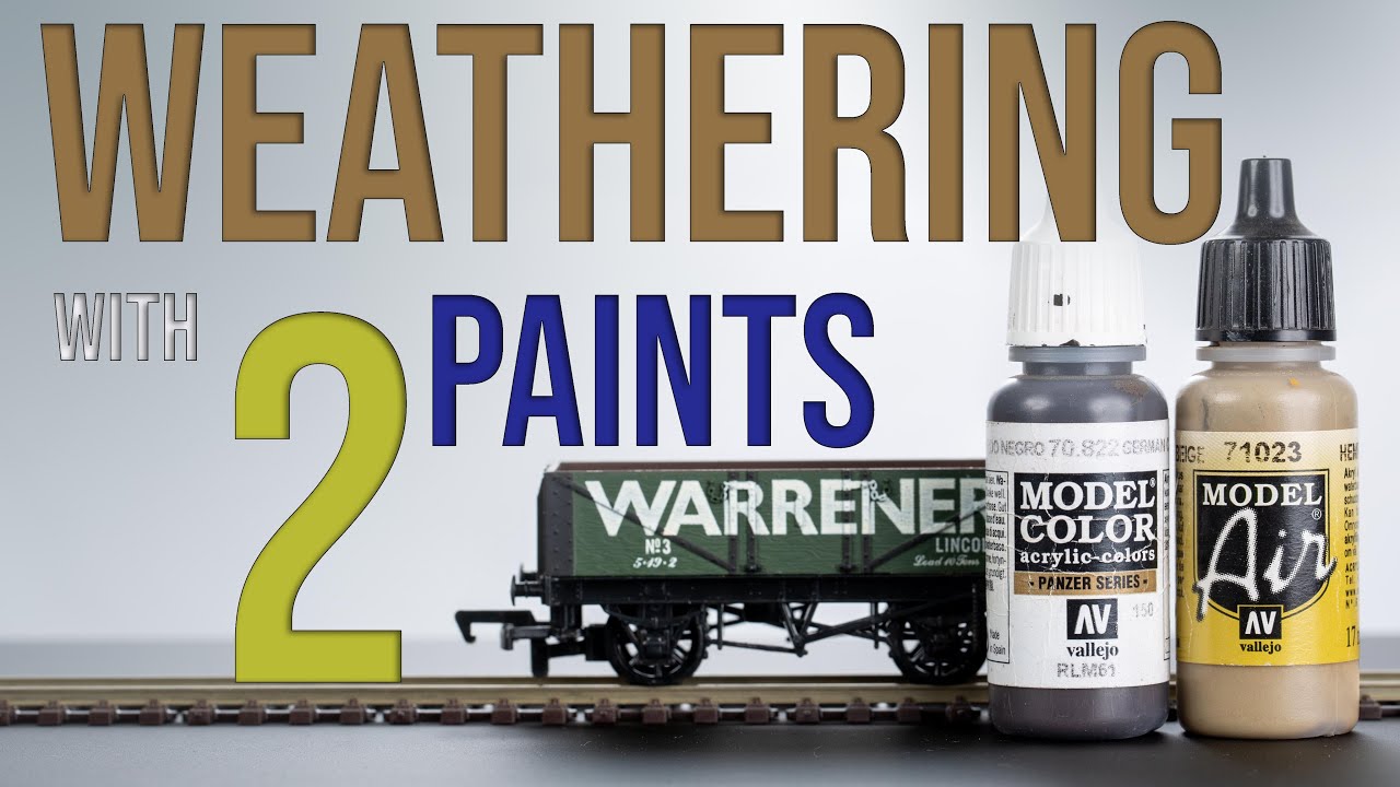 Weathering Model Railway | Weather Wagons Using Only 2 Paints