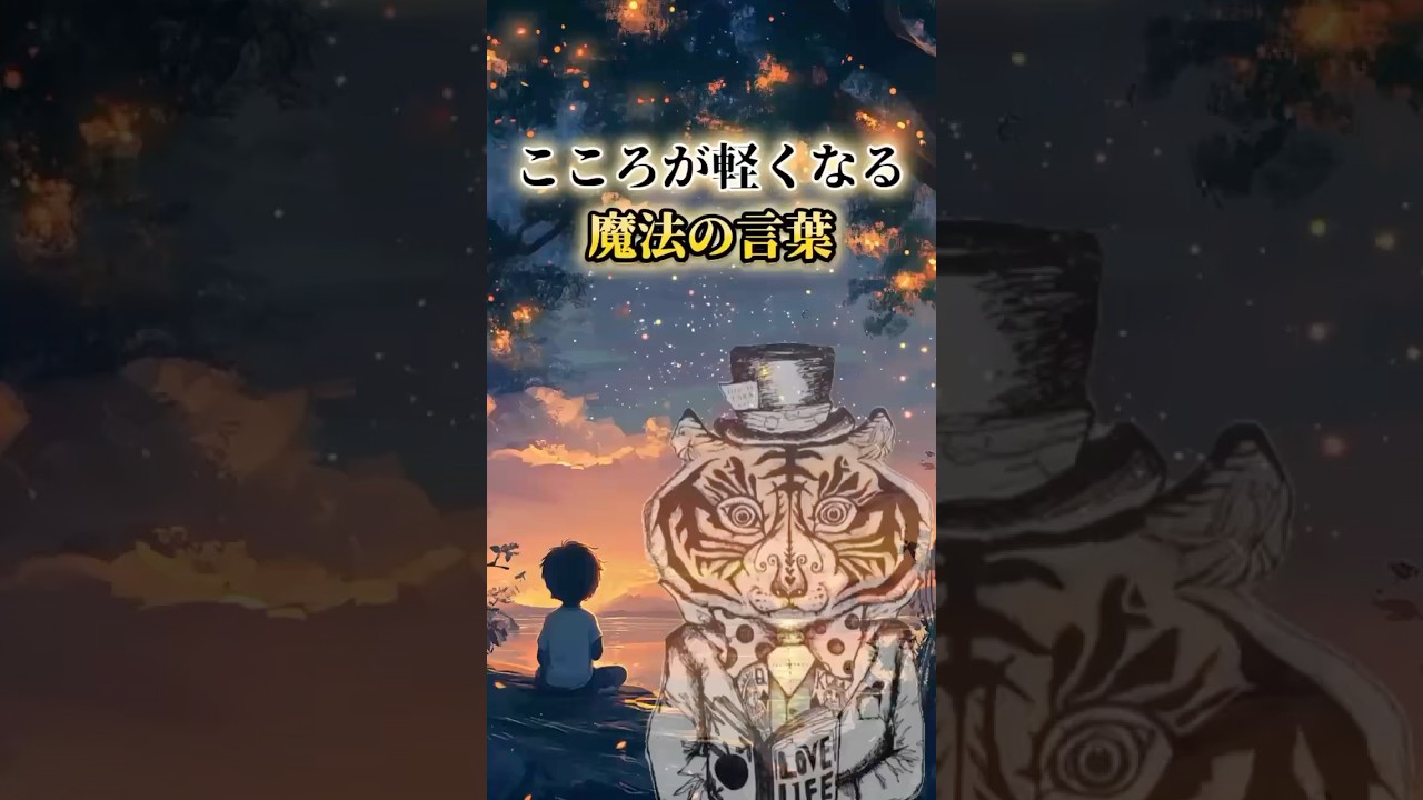 心が軽くなる魔法の言葉
