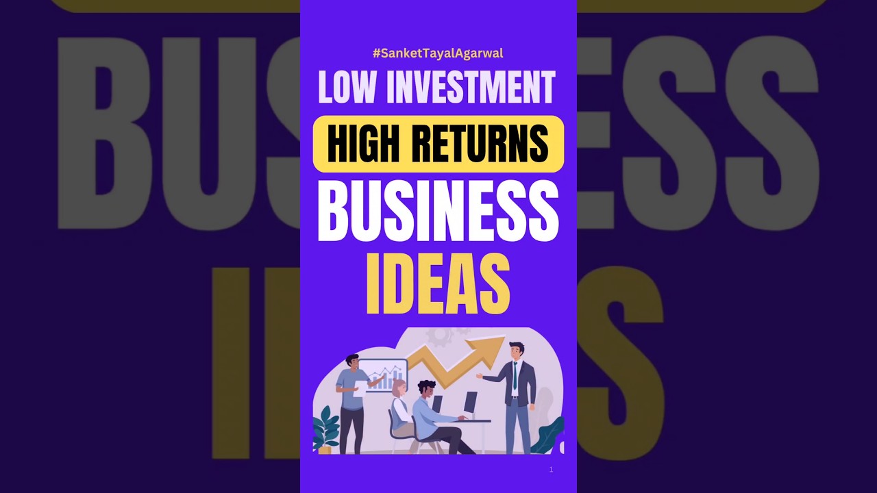 5 HIGH RETURNS Business Ideas 