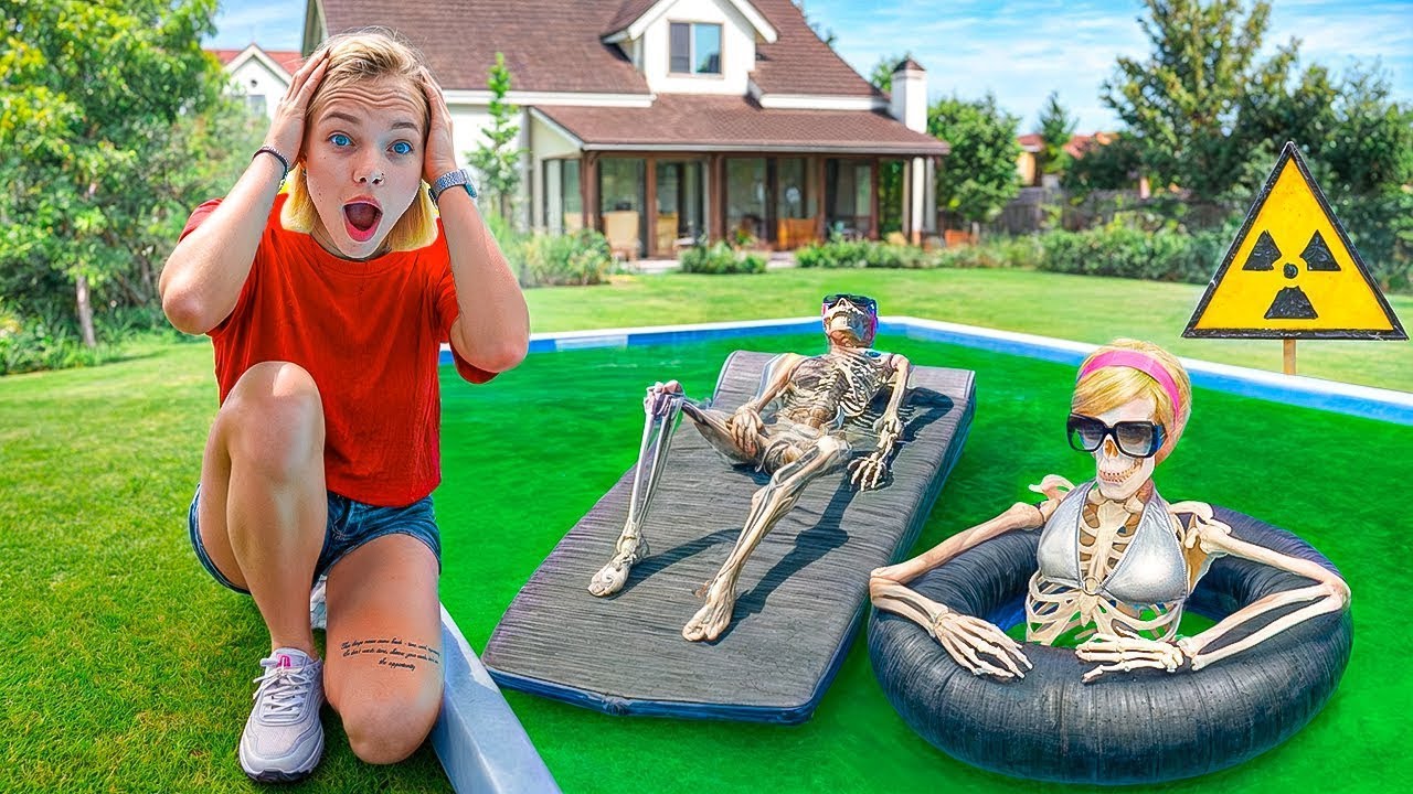 Trujący basen śmierci ☠️🧪 Wyzwanie przetrwania dla nastolatków | Caramelkins PL