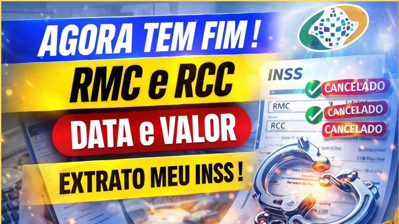 🔴 CARTÃO RMC E RCC AGORA tem VALOR e DATA PARA ACABAR !